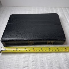 VTG 1953 Holy Bible RSV Nelson & Sons Genuine Leather Black Text + Illustrations