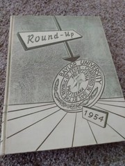 Baylor University 1954 Yearbook Round Up Annual Hardback Book Waco Texas Bears