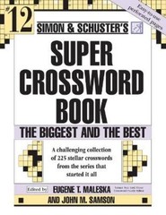 John M. Samson Simon & Schuster Super Crossword Puzzle Book #12 (Paperback)