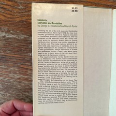 Cambodia Starvation & Revolution by George Hildebrand 1976 Hardcover VG-