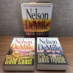 Nelson DeMille Lot of 3 Hardcover /paperback Books Suspense Crime Thriller