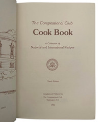 OBO📜🍽️ 1982 THE CONGRESSIONAL CLUB COOK BOOK CLASSIC WASHINGTON DC COOKBOOK🍽️
