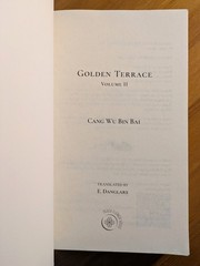 Golden Terrace: Volume 2 by Cang Wu Bin Bai Trade Paperback 2022 VG +Video