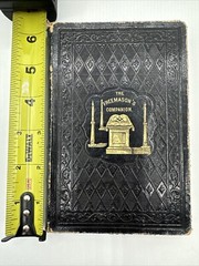 The Freemason’s Companion 1869 Rare A Ritual Entered Apprentice Freemasonry