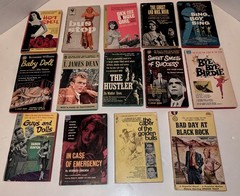 LOT OF 14 VINTAGE MOVIE TIE-IN PAPERBACKS JAMES DEAN, MARILYN MONROE, MORE!