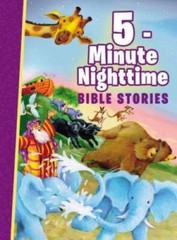 5-Minute Nighttime Bible Stories – Hardcover By Thomas Nelson – VERY GOOD