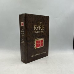 THE RYRIE STUDY BIBLE Charles Caldwell Ryrie 1978 Cloth Brown Moody Press
