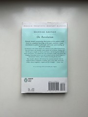 On Revolution Hannah Arendt Penguin Twentieth Century Classics 1990 PB