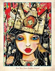 LOVE YOUR INNER GODDESS JOURNAL (220 pages, ddeluxe matte soft cover w/color…